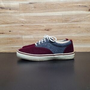 Sperry Bahama Top Sider Maroon Wool Men's Size 10.5M